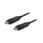 Equipar cabo HDMI 1.4 macho/macho giratório e giratório 180º - largura de banda de até 18 Gbps. - Alta velocidade - Comprimento 1 m. - Equip 119361