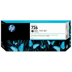 HP Tinteiro DesignJet 726 Preto Mate de 300 ml - CH575A