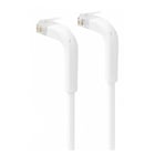 EWENT CHICOTE SLIM CAT6A FLEXIVEL 0.5MT BRANCO - Ewent IM1301