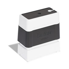 Suporte de carimbos preto. 6 carimbos de 18 x 50 mm - Brother PR1850B6P