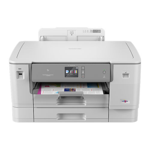 Impressora de tinta A4/A3 profissional WiFi. impressão automática em frente e verso A3, alta capacidade de papel e Tinteiros XL opcionais de alta capacidade para reduzir o custo por página - Brother HL-J6000DW