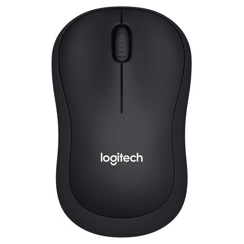 Logitech B220 Silent Wireless USB 1000dpi Mouse - Silencioso - 3 botões - Uso ambidestro - Preto - Logitech 910-004881
