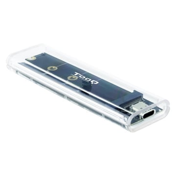 Caixa externa para SSD M.2 NGFF/NVMe USB-C 3.1 Gen2 RGB da Tooq - Tooq TQE-2200