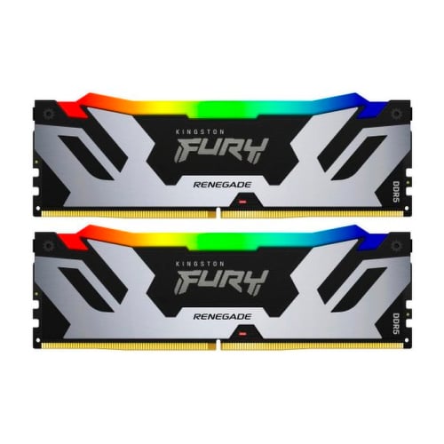 KINGSTON MEM 32GB 6000MT/S DDR5 CL32 DIMM (KIT 2) FURY RENEGADE RGB WHITE - Kingston KF560C32RWAK2-32