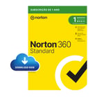 NORTON 360 STANDARD 10GB PO 1 USER 1 DEVICE 12MO GENERIC RSP DRMKEY GUM FTP ESD - Norton 21433238