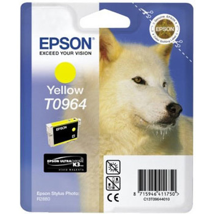 Epson Husky Tinteiro Amarelo T0964 Tinta UltraChrome K3 - Epson C13T09644010