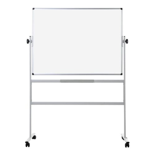 Quadro Branco 200x100cm Dupla Face Porcelana Magnético Rotativo com suporte QR0704 - Bi-Office 340QR0704