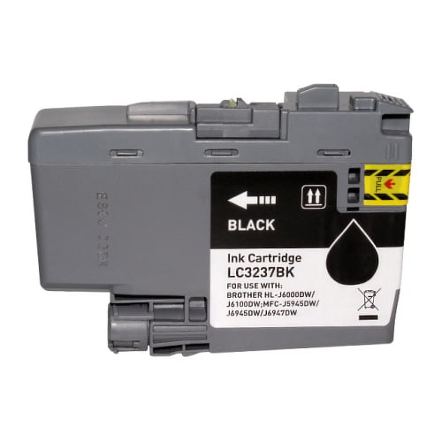 Brother LC3237 Cartucho de Tinta Genérico de Pigmento Preto - Substitui LC3237BK - BI-LC3237BK(PG)