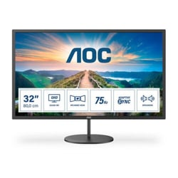 AOC MONITOR IPS 32" (31.5) 16:9 QHD HDMI DP COLUNAS Q32V4 - AOC Q32V4