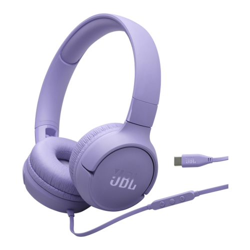 JBL HEADPHONES TUNE T520 USB-C PURPLE - JBL JBLT520USBCPURPL