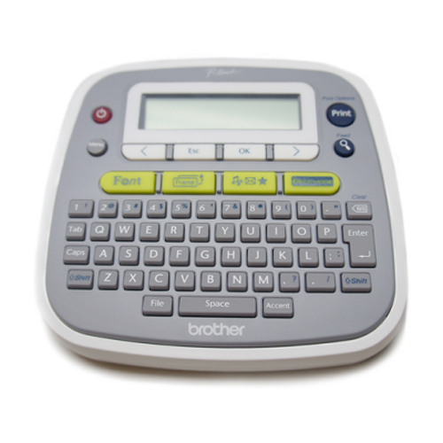 Brother PT-D200, TZe, Trasferência termal, 180 x 180 DPI, 20 mm/seg, AAA, Cinzento, Branco - Brother PTD200