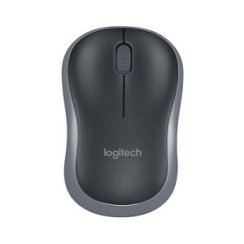 Logitech M185 Wireless 1000dpi Mouse - 3 botões - Ambidestro - Preto/Púrpura - Logitech 910-002235