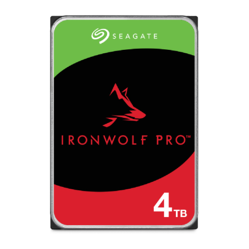 SEAGATE HDD 3.5" 4TB IRONWOLF PRO SATA 6G - Seagate ST4000NT001