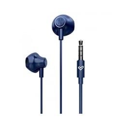 Energy Sistem Auriculares de Boton - Aislamiento Acustico - Microfono Integrado - Control de Reproduccion - Conector Jack 3.5 mm - Cable 120 cm - Color Azul - Energy Sistem 298702
