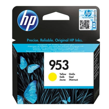 HP 953 tinteiro Original Amarelo - F6U14A