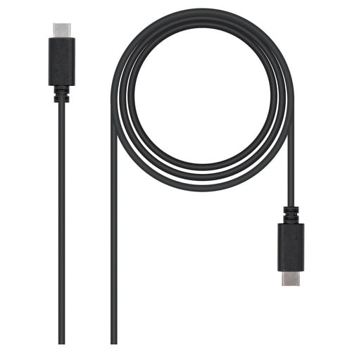 Cabo nanocabo USB-C 2.0 macho para USB-C macho 2m - Nanocable 10.01.2302