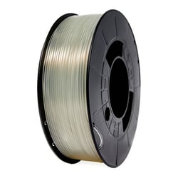 Filamento PLA 3D - Diâmetro 1,75mm - Carretel 1kg - Cor Transparente