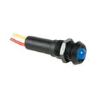 Lâmpada LED Azul 12V - Suporte Painel Preto - Velleman VEL12VBB