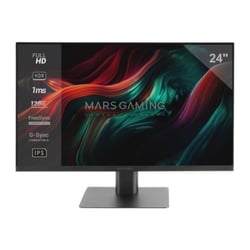 Monitor para jogos Mars Gaming MV-24 FAST-IPS - 24" Full HD - 1ms - 120Hz - HDR10 - FreeSync e G-Sync - Conectividade HDMI/DP - Altifalantes integrados - Cor preta - Mars Gaming MV24