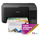 Epson EcoTank ET-2710, Jato de tinta, Impressão a cores, 5760 x 1440 DPI, A4, Impressão directa, Preto - Epson C11CG86403A1