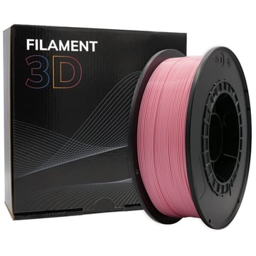 Filamento PLA 3D - Diâmetro 1.75mm - Bobine 1kg - Cor Rosa Creme - PLA-Rosa Creme