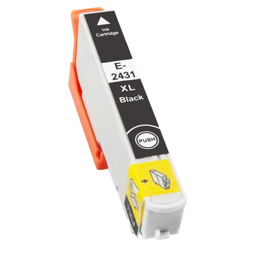 Cartucho de tinta preto genérico Epson T2431/T2421 (24XL) - Substitui C13T24314012/C13T24214012 - Epson EI-T2431