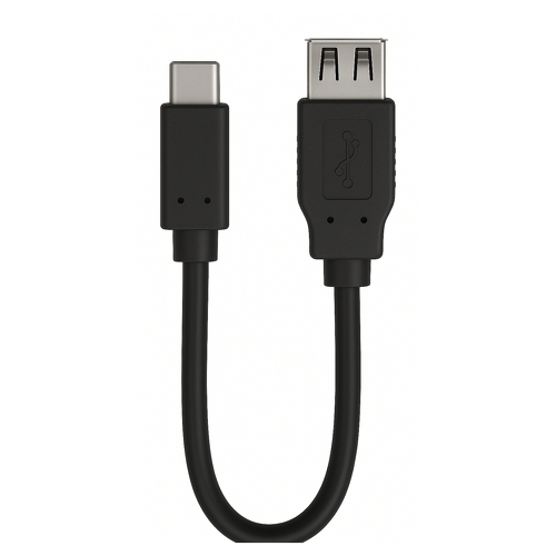 Ewent Cabo Adaptador USB-C para USB-A Femea 0.15MTS Preto - Ewent EC1039