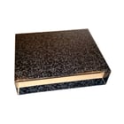 Caixa p/Pasta Arquivo L80 Cartao Micro Marmoreado Preto 350x290 (Caixa para Pasta #1701071) - Outras 1701073