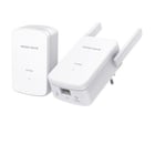 Mercusys MP510 Kit Gigabit WiFi Powerline AV1000 Gigabit - 1000Mbps - Alcance até 300m - Gigabit Ethernet - KIT Mercusys MP510