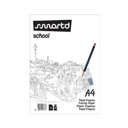 Papel Vegetal A4 38g Esquiço Bloco 50Fls - SmartD 1845632