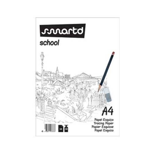 Papel Vegetal A4 38g Esquiço Bloco 50Fls - SmartD 1845632