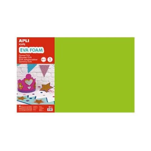 Placa de Cor Musgami 40x60cm 2mm Verde Claro 5Fls - APLI APL12762