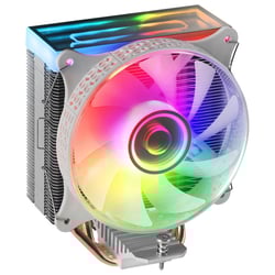 Cooler MARS GAMING MCPU-VR CPU COOLER,DUAL INFINITE MIRROR ARGB,SILENT PWM FAN,4X HEATPIPE,180W,WH - Mars Gaming MCPUVRW