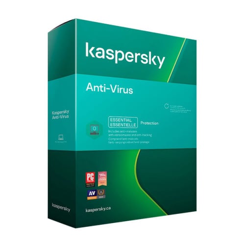 KASPERSKY ANTIVIRUS 1 USER 1Y RETAIL - Kaspersky KL1171S5AFS-20POR