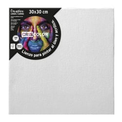 Tela 30x30cm Moldura Madeira 100% Algodão 1un - Outras 1600468