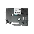 Fita laminada compatível com TZe-221. Texto preto sobre fundo branco. Largura: 9 mm. Comprimento: 8 m - TZe-221 (Compatível)