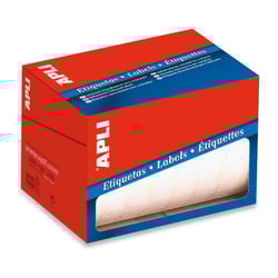 Rolo de Etiquetas Brancas Permanentes Apli 34.0 x 53.0mm - APLI 207891
