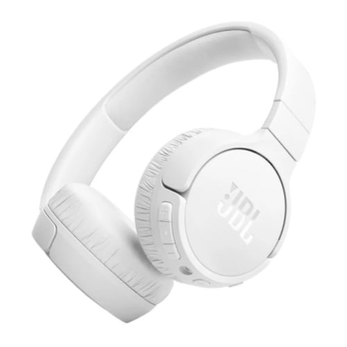 JBL HEADPHONES C/ MICRO T670 BLUETOOTH NOISE CANCELLING WHITE - JBL T670BTNC WHITE