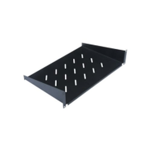 WP RACK PRATELEIRA FIXA 1U 350MM BLACK RAL 9005 - WP Rack WPN-AFS-21035-B