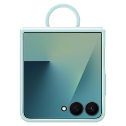 SAMSUNG Capa de Silicone com Anel B7 FLIP 7 Azul Claro - Samsung EF-PF766TMEGWW