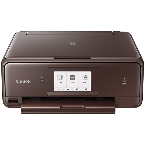 Canon PIXMA TS8053, Jato de tinta, Impressão a cores, 9600 x 2400 DPI, A4, Impressão directa, Castanho - Canon 1369C066