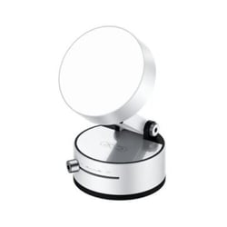 Suporte magnético de automóvel para smartphones XO C170 - Suporte para aspirador de pó - Rotação de 360º - Botão de libertação - Anel metálico incluído - Cor branca - XO XOC170WH