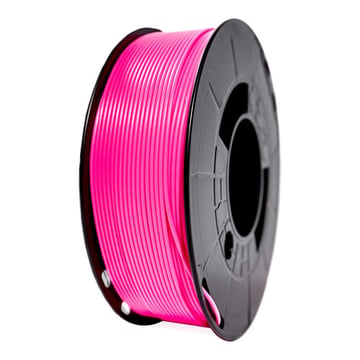 Filamento PLA 3D - Diâmetro 1,75mm - Carretel 1kg - Cor Rosa Fluorescente