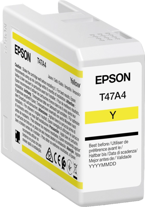 Cartucho de tinta amarelo original Epson T47A4 - C13T47A400 - Epson C13T47A400