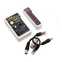 WP RACK CABLE TESTER UTP/STP RJ45, RJ11/RJ12, BNC - WP Rack WPC-TST-003