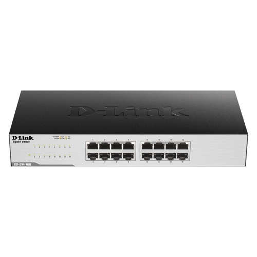 D-Link 16 portas Gigabit 10/100/1000 Mbps Switch - D-Link GO-SW-16G