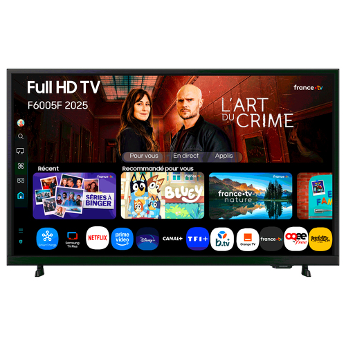 SAMSUNG LED TV 24" F6005 FHD READY SMART PLANA - Samsung TU24F6005FKXXC