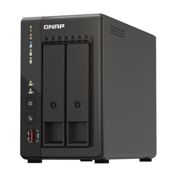 NAS QNAP 2-Bay Celeron J6412 4C/4T 2.6GHz/8GB(not expandable),2x2.5GbE/USB/Tower - QNAP TS253E8G