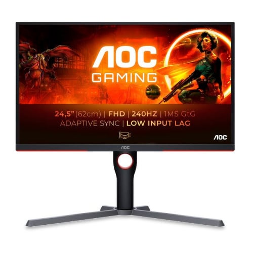 AOC MONITOR VA 25" (24.5) FHD 1MS 240HZ HDMI DP HAS 25G3ZM/BK - AOC 25G3ZM/BK