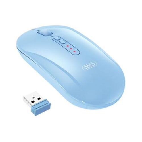 Rato sem fios XO M13 - Bluetooth e RF 2.4GHz - 1600DPI - Azul - XO XOM13BL
